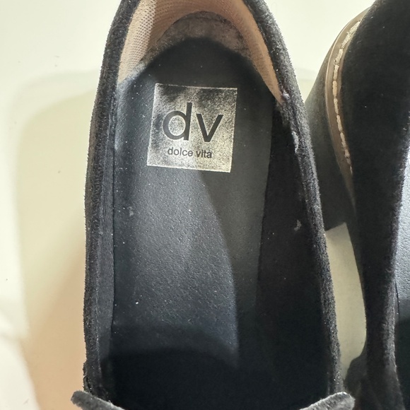 Dolce Vita Black Suede Loafers - Picture 5 of 14